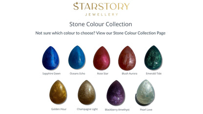 Starstory Jewellery stone colour collection  page. 
